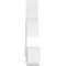 Ekena Millwork Ericson Architectural Grade PVC Gable Bracket, 72"W x 30"H x 6"D x 6"F, 10/12 Pitch GBP072X30X0606ERI00 - alternate 4